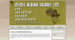 Desktop Screenshot of insideafrika.com